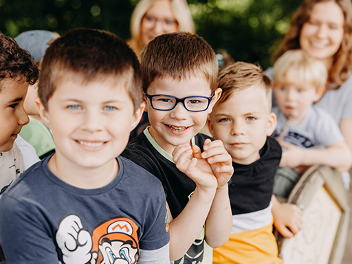Kinder der Kindertagesstätte Am Alten Waldsee