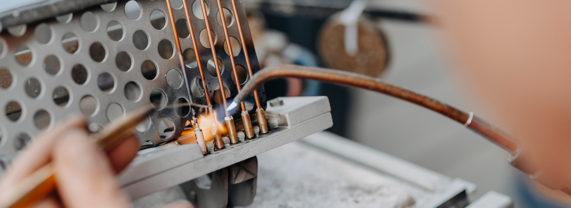 Schweißarbeiten in der Metallverarbeitung